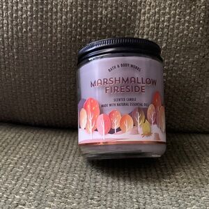 Marshmallow Fireside Single Wick Candle Bath and Body Works